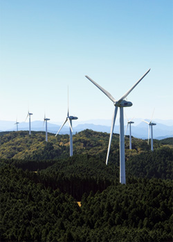 新青山高原風力発電所