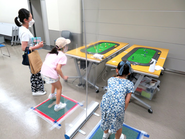 足ふみ発電体験