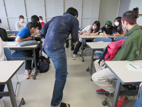 摩擦による湯沸かし実験