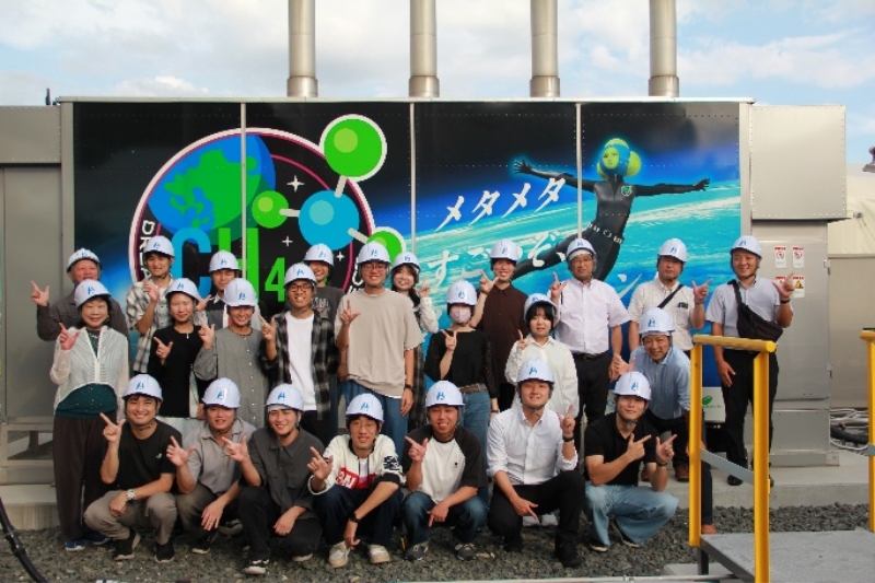 大学生等向け施設見学会の写真