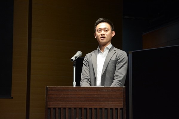 下山竜之介氏による講義の写真