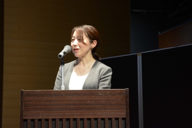 内山美穂子氏による講義の写真