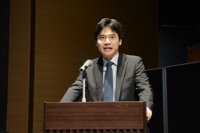 白田圭氏による講義の写真