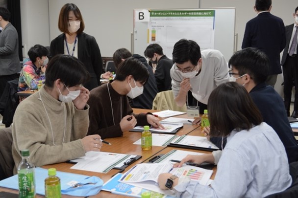 学生のワークショップの写真