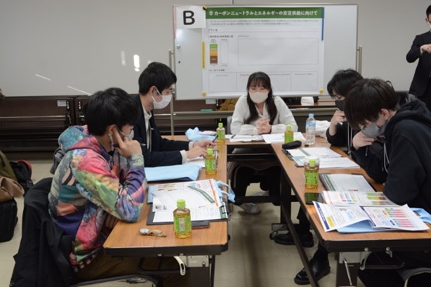 学生のワークショップの写真