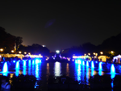 点灯風景全景