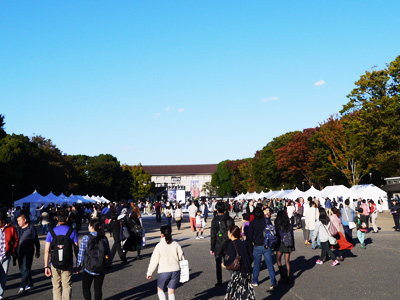 連休をはさんだ会期中は天気にも恵まれ、上野の森には連日たくさんの来場者が訪れました。