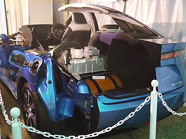 カットされた水素エネルギー車