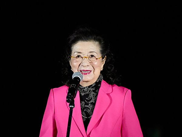創エネ・あかりパークの総合プロデューサー、照明デザイナー石井幹子さん